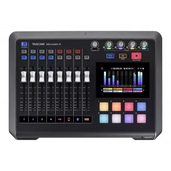 Misturadora Tascam Mixcast 4 – para gravação de podcasts