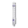 Proteção contra sobretensões Qoltec 50293 branco 8 tomadas AC 230 V