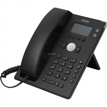 snom D120 - telefone VoIP - conferência tripla - SIP - 2 cabos - preto (4361)