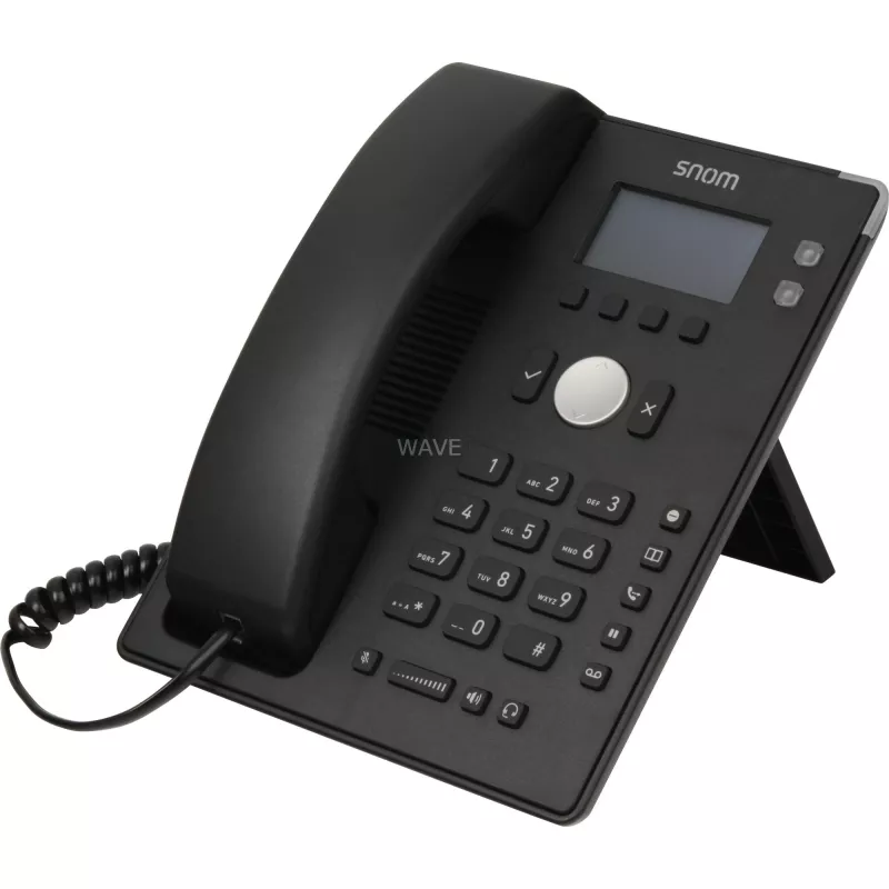 snom D120 - telefone VoIP - conferência tripla - SIP - 2 cabos - preto (4361)