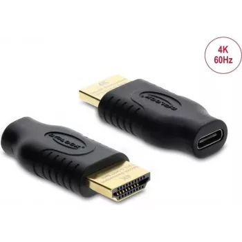 Adaptador DELOCK USB-C para HDMI (DP Alt Mode) 4K 60 Hz com HDR e HDCP