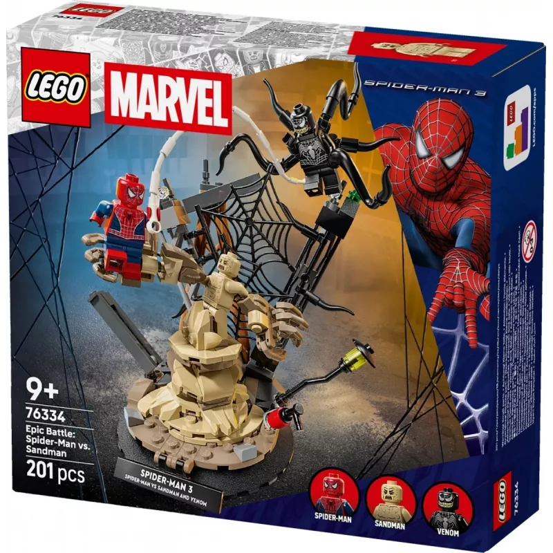 LEGO MARVEL 76334 Combate épico: Spider-Man contra Sandman