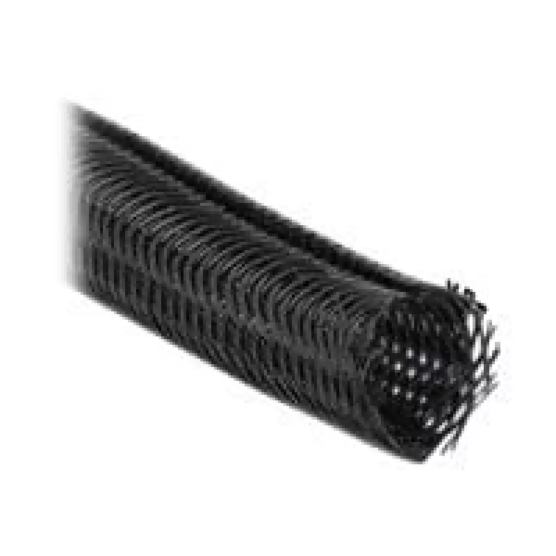 Manga de malha DeLOCK 19046 10 m x 19 mm preto