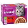 Alimento húmido para gatos saqueta Whiskas sortido 80 x 85 g — aves mistas, borrego, vaca, frango