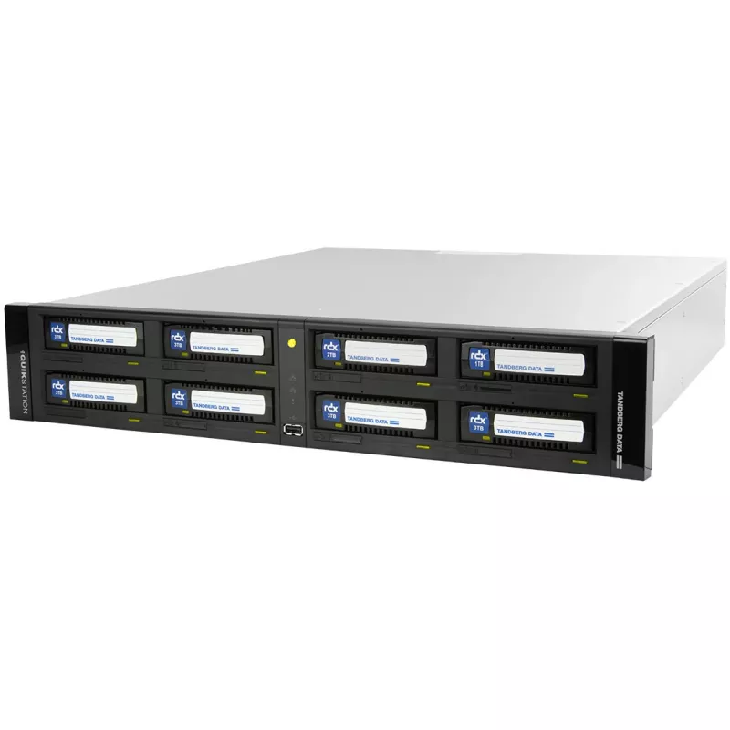 Tandberg RDX QuikStation 8 RM 8-bay 2x 10Gb Ethernet 2U NOVO