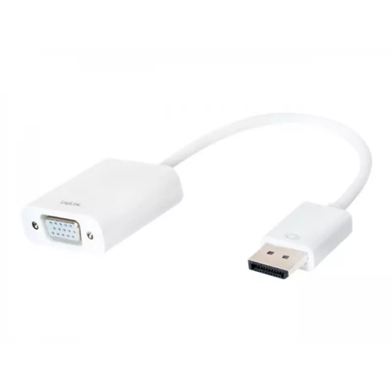 Adaptador de cabo de vídeo VGA D-Sub DisplayPort LogiLink CV0059B