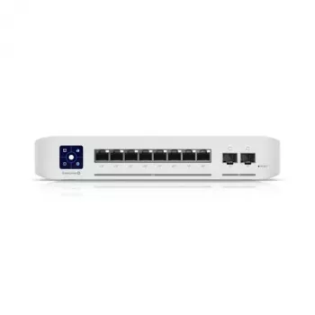 Ubiquiti UniFi Enterprise 8 PoE gerido L3 2.5G Ethernet (100/1000/2500) Power over Ethernet (PoE) aço inoxidável