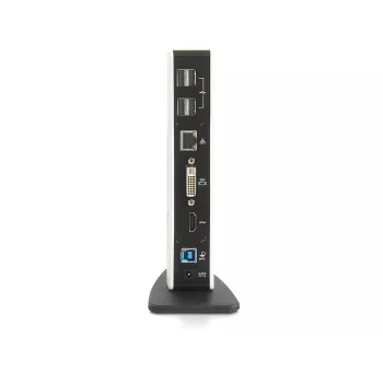 Dock para portátil DeLOCK 87568 com fios preto branco