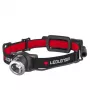 Lanterna frontal Ledlenser H8R preta, vermelha LED