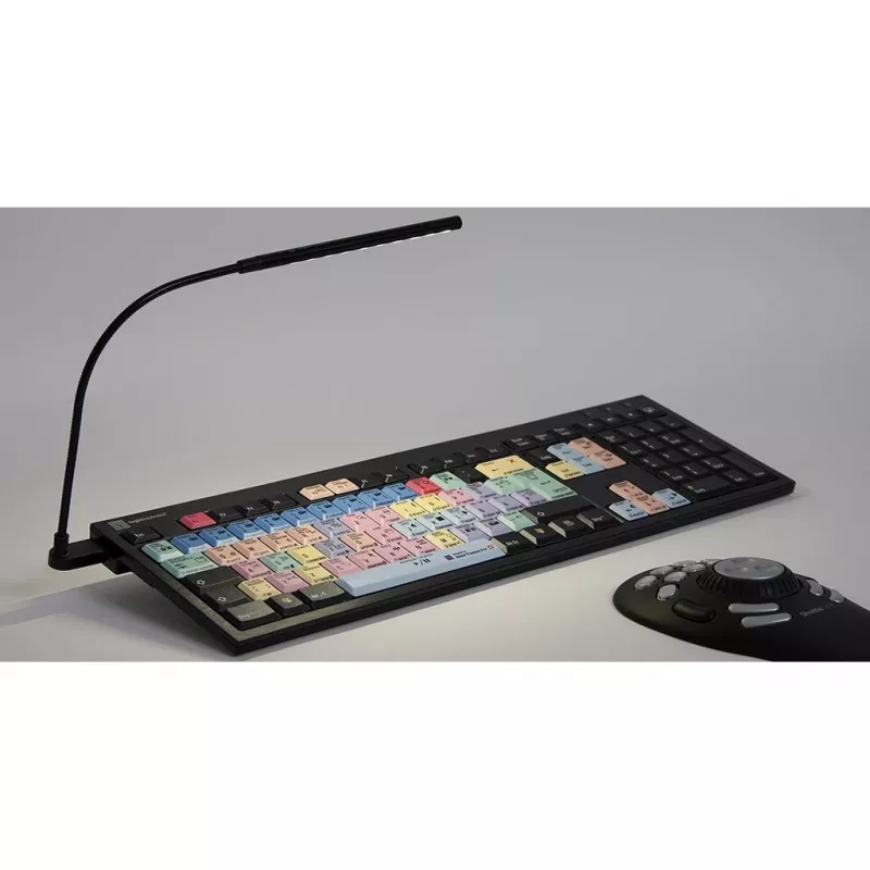 Teclado Logickeyboard Adobe Premiere Pro CC QWERTZ alemão multicolor