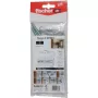 fischer 520115 - conjunto de parafusos e buchas - betão celular autoclavado - betão - alvenaria - tijolo - plástico - M6 - 1 cm - 24 cm