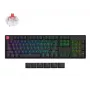 Teclado mecânico sem fios Keychron K10 RGB preto, layout compacto, retroiluminação RGB, Bluetooth e USB-C