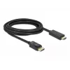 Cabo Delock DisplayPort 1.1 macho > High Speed HDMI-A macho passivo 3 m preto (82435)
