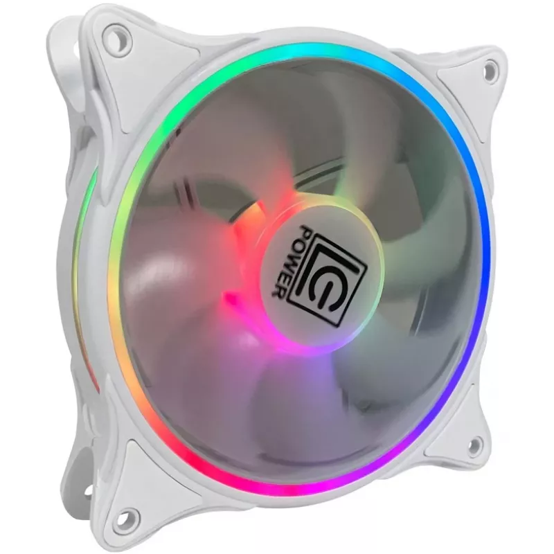 Ventoinha para caixa LC-Power LC-CF-120-ARGB-W 120mm ARGB – branca
