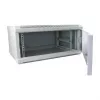 Armário de rack de parede ALLNET ALL-SMC6604GRAU 4U, cinzento, capacidade de carga 50 kg, fechadura com chave