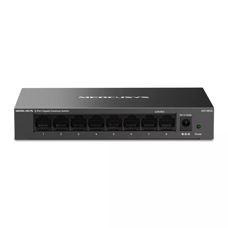 Switch Gigabit de secretária Mercusys 8 portas