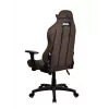 Cadeira gaming Arozzi Torretta SuperSoft – ergonómica castanha, design de suporte