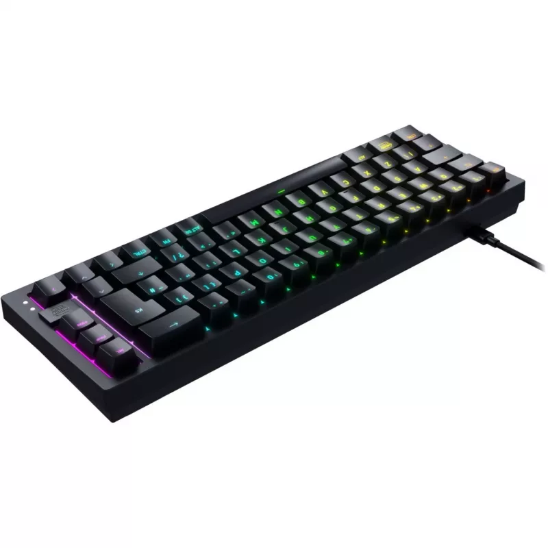 Teclado compacto CHERRY K5V2 Gaming USB QWERTY inglês preto 67 teclas RGB LED