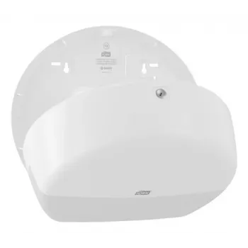Dispensador de toalhas de papel Tork Mini Jumbo Roll 132×345×275 mm, branco, MPN 555000