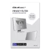 Qoltec 51051 filtro de privacidade RGPD para portátil, 14 polegadas, 16:9