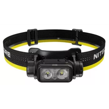 Lanterna de cabeça Nitecore NU40 preta LED 2 lâmpadas IP68