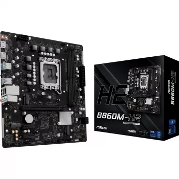 Placa-mãe ASRock B860M-H2 DDR5 LGA1851 Micro-ATX