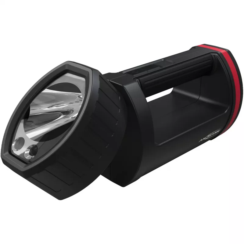 Ansmann HS20R Pro 1600-0223 projetor LED portátil de mão 20 W, IP20, 3 lâmpadas, preto/vermelho