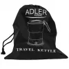 Chaleira elétrica Adler AD 1377G, capacidade 0,6 L, 600 W, cinzento, plástico/silicone/aço inoxidável
