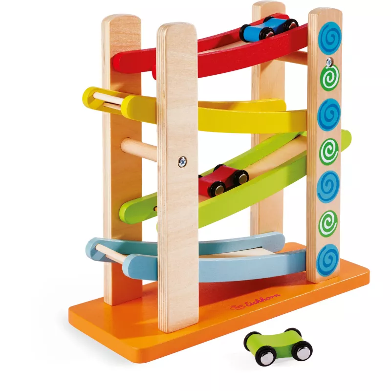 Pista de corrida de automóveis Color, jogo de destreza
