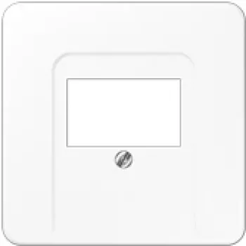 JUNG CD 569 T WW cobertura para tomadas de telecomunicações TAE, branco alpino