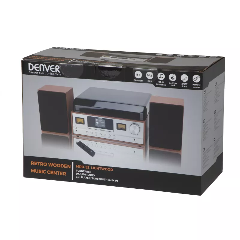 Gira-discos Denver MRD-52LIGHTWOOD