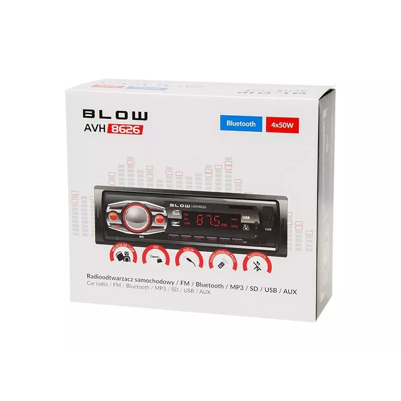 Autorrádio AVH-8626 MP3/USB/SD/MMC/BT