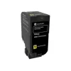 Lexmark 74C20Y0 cartucho de toner, amarelo, 3000 páginas