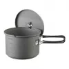 Conjunto de cozinha ESBIT com fogareiro a álcool, alumínio 1,5 L, Ø15,4 cm, H115 mm, preto
