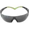 Óculos de segurança 3M SecureFit 400 — armação preta, lentes verde fumado, proteção UV, antiembaciamento