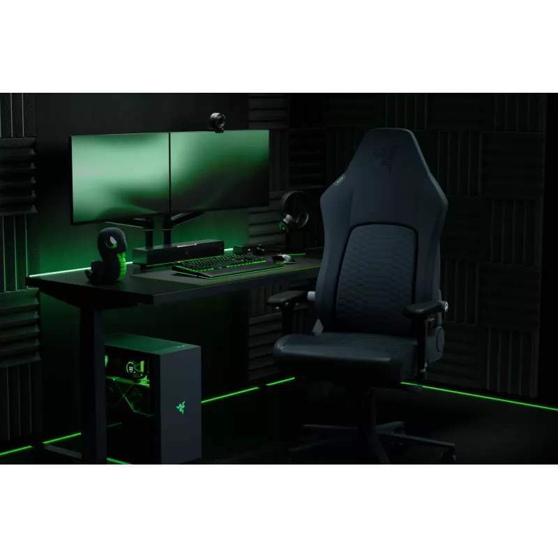 Cadeira gaming ergonómica Razer with Breathable Comfort | Iskur V2 NewGen | preto