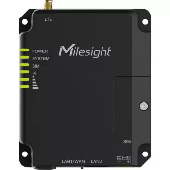 Router industrial Milesight UR32 Lite 4G LTE – router móvel compacto para ligação M2M/IoT