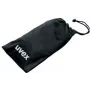Uvex 9954355 bolsa de microfibra para óculos de proteção, preta