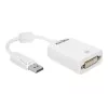 Adaptador de cabo de vídeo DeLOCK 61765 DisplayPort para DVI-I 0,125 m