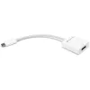 Adaptador USB, ficha USB-C > conector fêmea DisplayPort (branco, 11 cm)