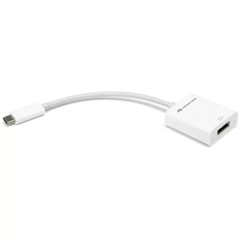 Adaptador USB, ficha USB-C > conector fêmea DisplayPort (branco, 11 cm)