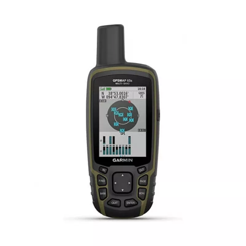 Dispositivo GPS Garmin GPSMAP 65s pessoal preto