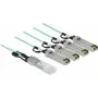 Cabo ótico ativo QSFP+ para 4 x SFP+ 3 m DeLOCK 84058