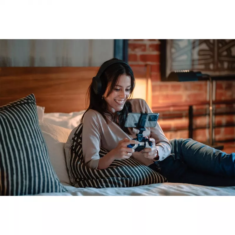 Comando sem fios Microsoft Xbox azul e branco Bluetooth/USB gamepad analógico/digital Android, PC, Xbox One, Xbox One S, Xbox One X, Xbox Series S, Xbox Series X, iOS