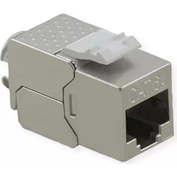 VALUE Cat.6A (Classe EA) Keystone, RJ-45, blindado, sem ferramentas, SuperSLIM (26.99.0376)