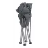 Cadeira de campismo Outwell 470474 — cadeira dobrável de 4 pernas, capacidade máxima 150 kg, preto/cinzento