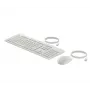 HP 225 G2 Combo de rato e teclado com fio USB, tecla Copilot – Cashmere White – ESTÓNIO