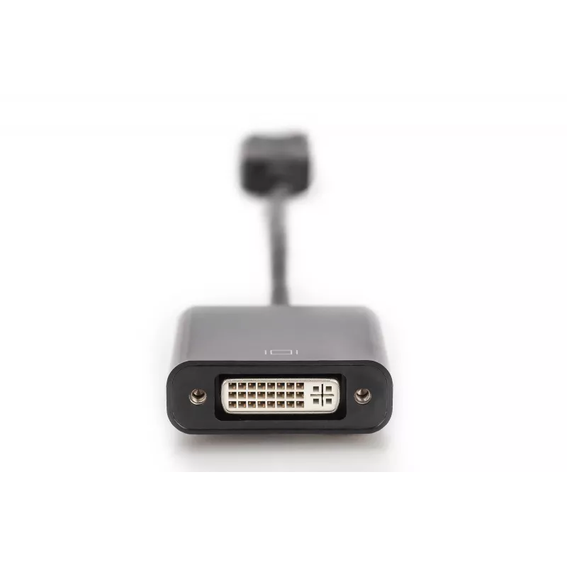 Cabo adaptador DisplayPort Assmann, DP - DVI (24+5) M/F, 0,15 m com bloqueio, compatível com DP 1.1, UL, azul, sem blindagem, 32AWG (AK-340409-001-S)