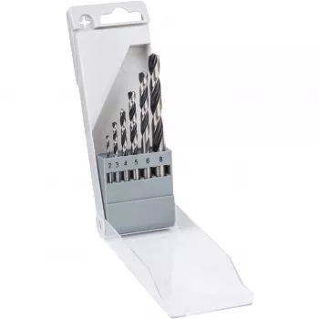 Conjuntos de brocas helicoidais HSS PointTeQ Bosch, brocas, brocas helicoidais, 8 mm, 117 mm, metal, 7,5 cm