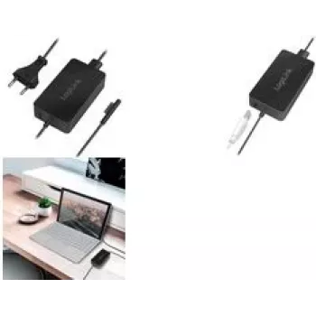 Logilink - Fonte de alimentação - AC 100-240 V - 38,7 Watt - para Microsoft Surface Book, Laptop, Pro (Mitte 2017), Pro 3, Pro 4, Pro 6 (PA0197)